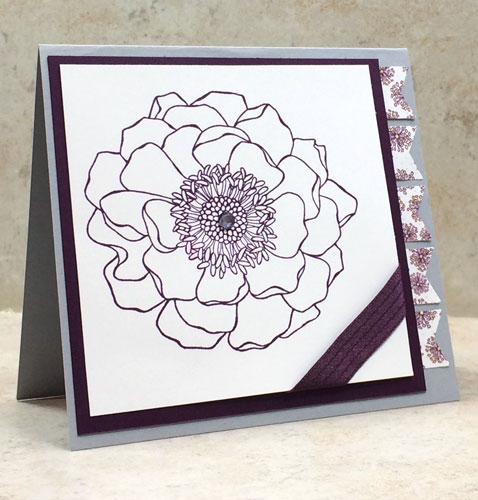 blended bloom, quick note card