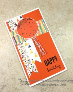 birthday card, quick DIY card, stampin up